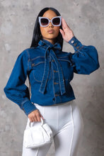 Load image into Gallery viewer, A Gift For You Denim Top
