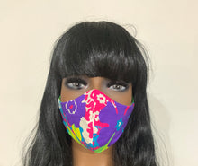 Load image into Gallery viewer, “Floral Burst Of Color” Handmade Face Mask
