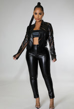 Load image into Gallery viewer, Real Biker Babe Faux Leather Jacket
